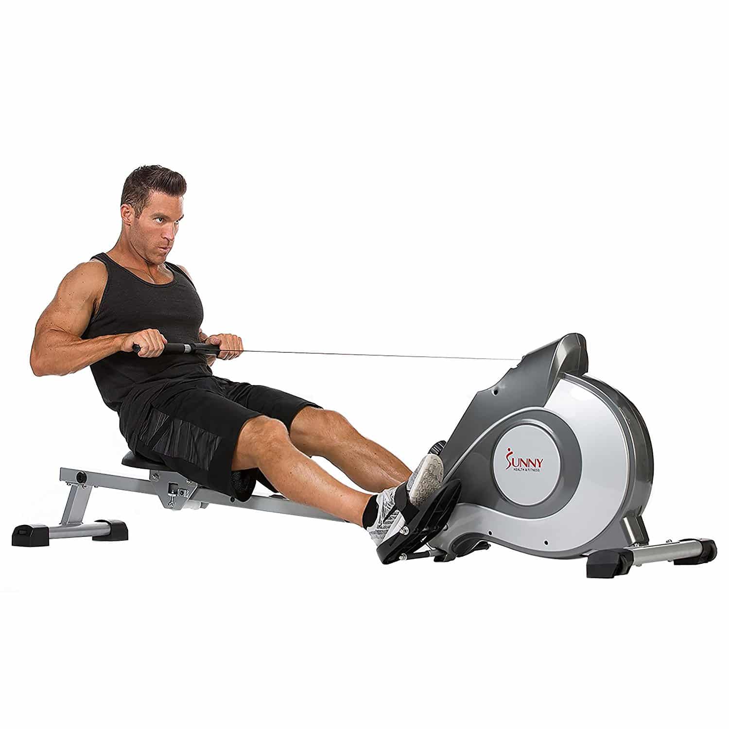 1. Sunny Health Fitness SF RW5515 Magnetic Rowing Machine Rower 